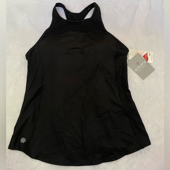 Athleta Tops - Athleta zenith black workout tank with built in sports bra